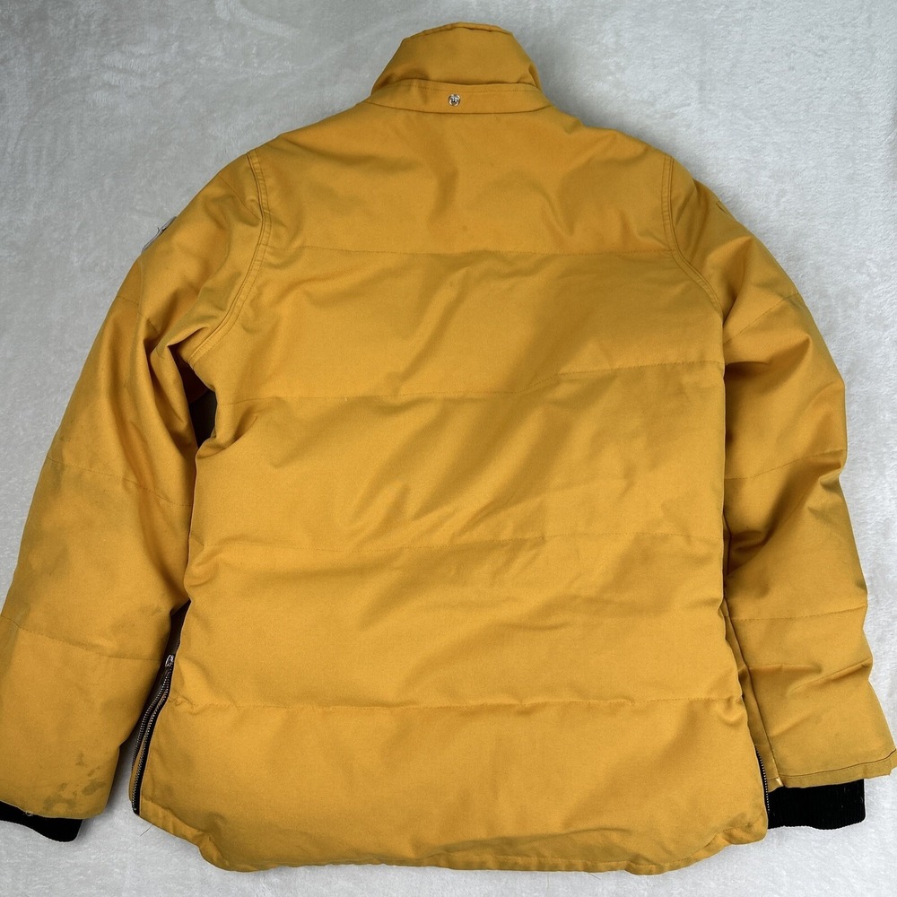 Storm Mountain Artic Series Lewis Puffer Winter Jacket Women Large Yellow - Picture 13 of 14